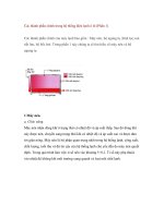 Các thành phần chính trong hệ thống điện lạnh ô tô (Phần 1) doc