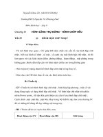 Tiết 55 HÌNH LĂNG TRỤ ĐỨNG - HÌNH CHÓP ĐỀU pdf