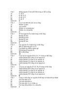 Sự phát sinh và phát triển của sự sống docx