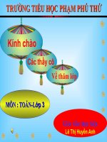 Giáo án điện tử mầm non: Bảng nhân số 9 potx