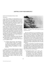 ENCYCLOPEDIA OF ENVIRONMENTAL SCIENCE AND ENGINEERING - AIR POLLUTION METEOROLOGY pps