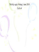 Giáo án điện tử tiểu học môn lịch sử: Chiến thắng Biên giới thu đông 1950 pptx