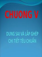 Chương 5: Dung sai và lắp ghép chi tiết tiêu chuẩn ppsx