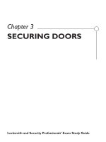 LOCKSMITH AND SECURITY PROFESSIONALS’ EXAM STUDY GUIDE phần 2 pptx