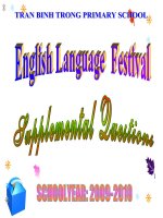 Giáo án điện tử tiểu học: tiếng anh lớp 3 bài 2 ppsx
