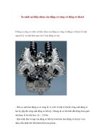 So sánh sự khác nhau của động cơ xăng và động cơ diesel doc