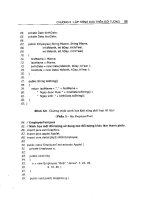 Tự học ngôn ngữ lập trình Java tập 2 part 2 pps