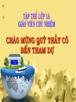 Giáo án điện tử mầm non: Tiếng việt vần uông docx