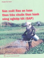 Sản xuất rau an toàn theo tiêu chuẩn thực hành nông nghiệp tốt (GAP) part 1 pot