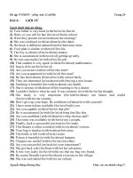 Ôn tập TNTHPT – tiếng Anh 12 (KPB) Phần 4 pptx