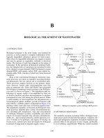 ENCYCLOPEDIA OF ENVIRONMENTAL SCIENCE AND ENGINEERING - BIOLOGICAL TREATMENT OF WASTEWATER doc