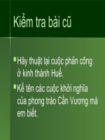 Giáo án điện tử tiểu học môn lịch sử: xã hội Việt Nam ppt