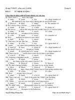 Ôn tập TNTHPT – tiếng Anh 12 (KPB) Phần 3 pps