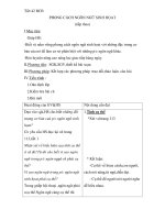 Tiết 42 BCB PHONG CÁCH NGÔN NGỮ SINH HỌAT (tiếp theo) pptx