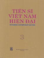 Tiến sĩ Việt Nam hiện đại tập 3 part 1 ppt
