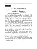 Báo cáo nghiên cứu khoa học 