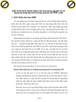 Giáo trình hình thành đoạn mã ứng dụng nguyên lý sử dụng kỹ thuật lập trình trong access với PHP code p1 docx