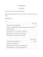 Lý thuyết y khoa: Tên thuốc CALCIBRONAT NOVARTIS potx