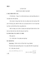 Tiết 3 : LUYỆN TẬP PHÉP TOÁN TRÊN TẬP HỢP pps