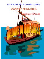 Giáo án điện tử tiểu học môn tiếng anh: Yes or No docx