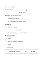 Làm văn. TRẢ BÀI SỐ 7 pdf