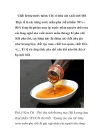 Chất lượng nước mắm: Chỉ có nhà sản xuất mới biết potx
