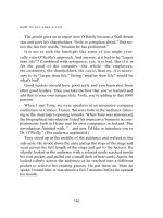 how to act like a ceo 10 rules for getting to the top and staying there phần 8 ppt