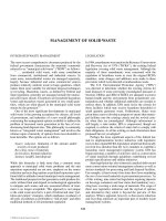 ENCYCLOPEDIA OF ENVIRONMENTAL SCIENCE AND ENGINEERING - MANAGEMENT OF SOLID WASTE pot