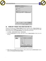 Giáo trình window: Tìm hiểu các thông số và ứng dụng trong thanh tab Advanced phần 2 pps