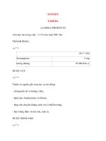 Lý thuyết y khoa: Tên thuốc DANZEN TAKEDA pot
