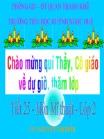 Giáo án điện tử tiểu học: Mỹ thuật lớp 2 trang trí học tiết pps