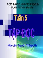 Giáo án điện tử tiểu học: Tập đọc chiếc bút mực_2 pps