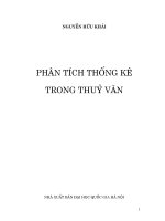 Phân tích thống kê trong thủy văn ( ĐH Quốc Gia HN ) - Chương 1 potx