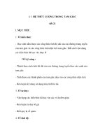 § 3. HỆ THỨC LƯỢNG TRONG TAM GIÁC pptx