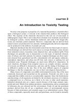 Introduction to ENVIRONMENTAL TOXICOLOGY Impacts of Chemicals Upon Ecological Systems - CHAPTER 3 pot