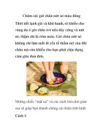 Chăm sóc gót chân nứt nẻ mùa đông ppsx