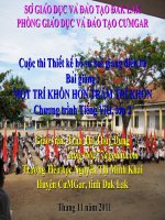 Giáo án điện tử mầm non: Bài giảng Trí khôn hơn trăm trí khôn potx