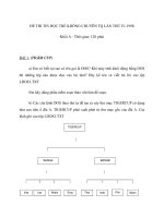 ĐỀ THI TIN HỌC TRẺ KHÔNG CHUYÊN TQ LẦN THỨ IV-1998 Khối A docx