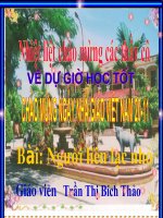 Giáo án điện tử tiểu học: Kể chuyện người liên lạc nhỏ potx