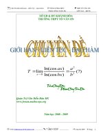 Chuyên đề Giới hạn liên tục và đạo hàm