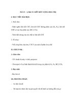 Bài 13: LIÊN KẾT CỘNG HOÁ TRỊ ppsx