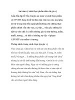 An toàn vệ sinh thực phẩm nhìn từ gia vị potx