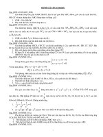 Hình học giải tích không gian