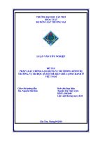 pháp luật chống lạm dụng vị trí thống lĩnh thị trường, vị trí độc quyền để hạn chế cạnh tranh tại việt nam