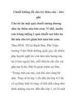 Chuối không tốt cho trẻ thừa cân – béo phì ppt