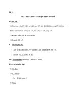 Bài 15 : HOẠT ĐỘNG CÔNG NGHIỆP Ở ĐỚI ÔN HOÀ pdf