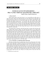 Báo cáo nghiên cứu khoa học 