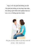 Nguy cơ từ việc phá thai không an toàn ppsx