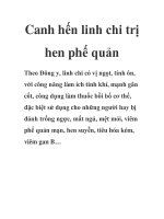 Canh hến linh chi trị hen phế quản docx
