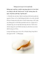 Những lợi ích tuyệt vời từ muối biển pdf